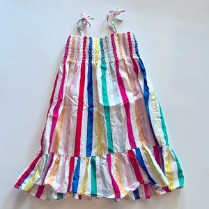 H&M smocked and striped dress. 4t
